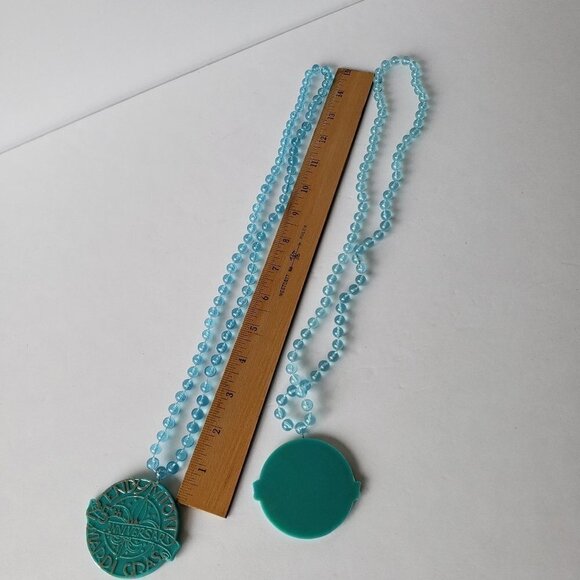 Vintage (set of 2) ENDYMION 25TH ANNIVERSARY MARDI GRAS BEADS - Picture 4 of 4